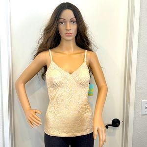 NWT Forever 21 Knit Top/Spaghetti-Straps Taupe